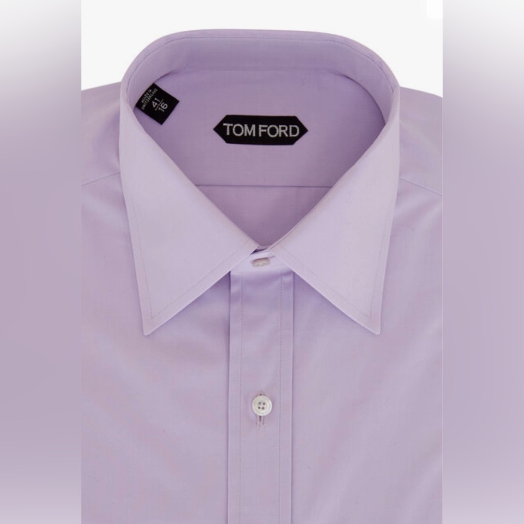 Tom Ford Men's Light Lavender Dress Shirt